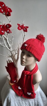 "Valentine" Bobble Hat