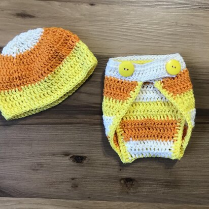Candy Corn Baby Outfit