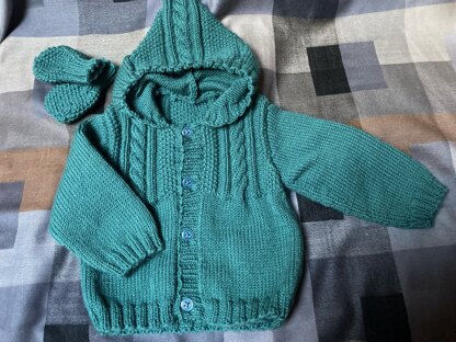Newborn Hooded Cardigan