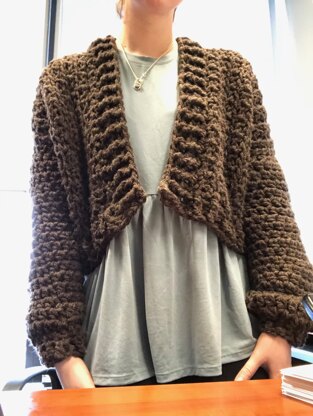 Chunky Brown Cardigan