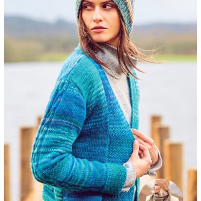 Women's Cardigan and Shawl in Rico Creative Melange Aran Wonderball - 1057 - Downloadable PDF