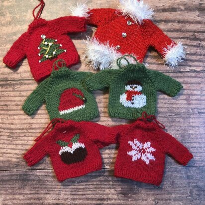 Christmas Sweater Tree Ornaments