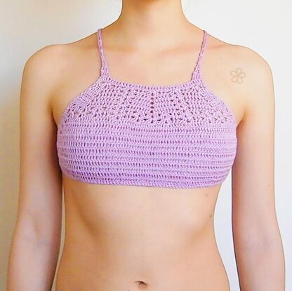 The "ALONDRA" halter bikini top _ C31