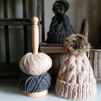 Cable Bobble Hat