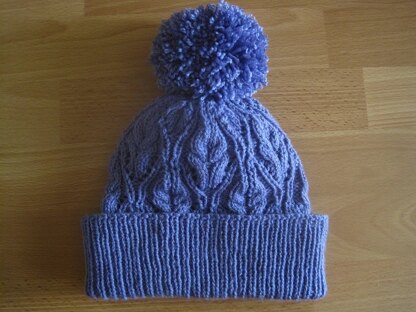 Lydia Lace & Cable Beanie Hat