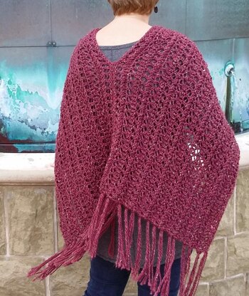 Red Poppy Poncho