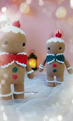 Gingerbread man amigurumi