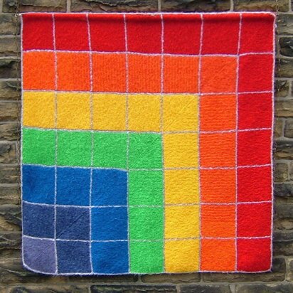 Some Square Over The Rainbow - knitting pattern