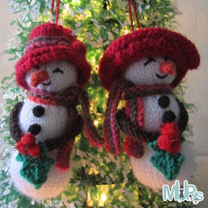 Stylish Snowmen Ornament