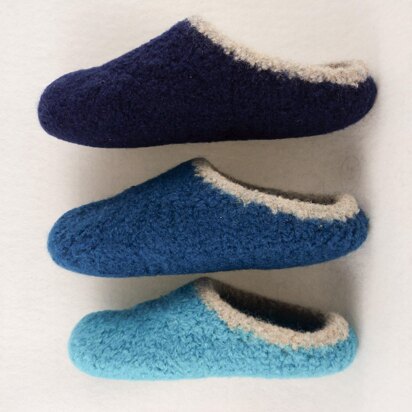 Kids Scuff Felted Slippers