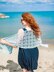C899-Ocean Mist Filet Crochet Wrap
