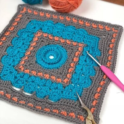 Calypso Crab Granny Square