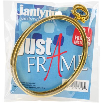 Janlynn Just A Frame Oval 2/Pkg