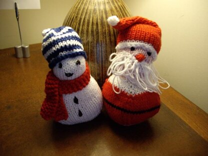 Santa and Snowman Stocking Filler Toys