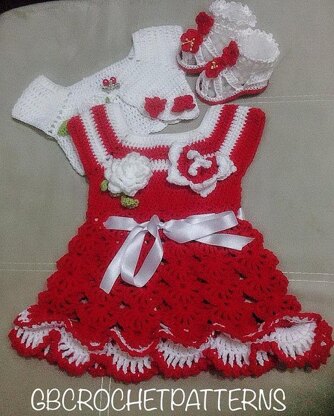 Baby set dress-Gwen