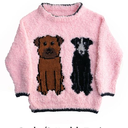 Border / Patterdale Terrier child's sweater
