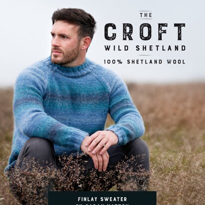 Finlay Sweater in West Yorkshire Spinners The Croft Wild Shetland - WYS0020 - Downloadable PDF