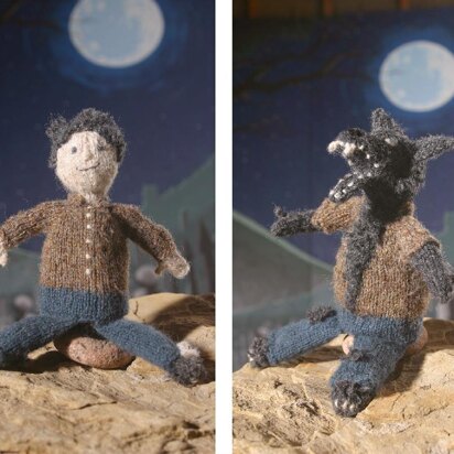 Topsy Turvy Werewolf - knitting pattern