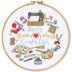 Bothy Threads My Craft Den Cross Stitch Kit - 17.5cm circle