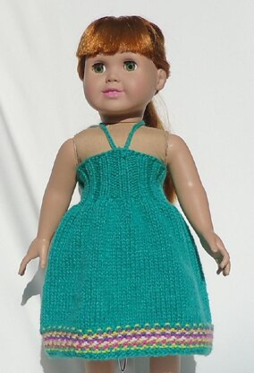 California Collection - Darling Dresses, Knitting Patterns fit American Girl and other 18-Inch Dolls