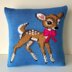 Vintage Fawn Cushion Cover