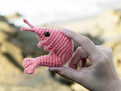 Amigurumi No-Sew Shrimp