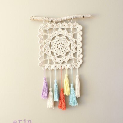 Dreaming of Granny, Granny Square Wall Hanging