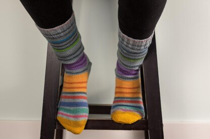 Knox Socks Knitting pattern by Knox Mountain Knit Co. | LoveCrafts