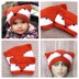 Knitting pattern fox hat for adult and child #494