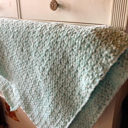 Crochet Velvet Warm Blanket