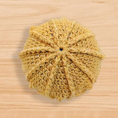 A crochet hat