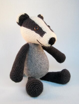 Blackberry the Badger Amigurumi