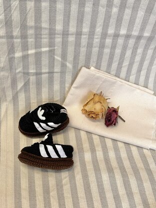 DIY Baby Schuhe Sneakers „Adidas Sambas“