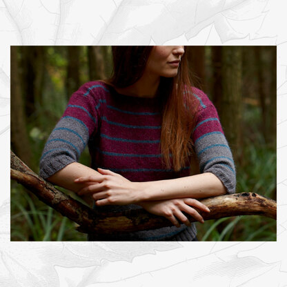 Emily Jumper - Knitting Pattern For Women in Willow & Lark Woodland