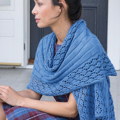 Vinalhaven Wrap in Berroco Modern Cotton - 3-11 - Downloadable PDF