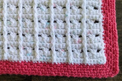 Textured Columns Baby Blanket