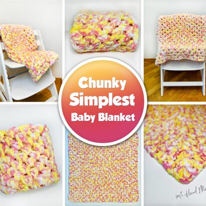 Simplest Chunky Baby Blanket