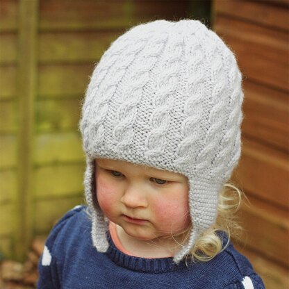 Addison Cabled Earflap Hat