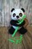 Original Knitting Pattern - Panda soft toy