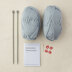 DMC Mindful Making The Rhythm Rib Hat & Mitts Knitting Kit - 22cm