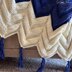 Easy Peasy Chevron Chunky Knit Throw