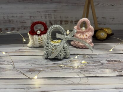 Handbag Favour Ferrero Rocher Cover Knitting Patterns