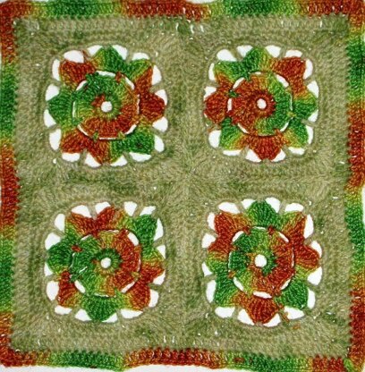 Mosaic Four-Patch - 8" square