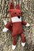 The Fox knitted soft toy