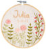 Vervaco Embroidery Kit With Ring Baby Flowers Embroidery Kit - 16cm x 16cm (6.4in x 6.4in)