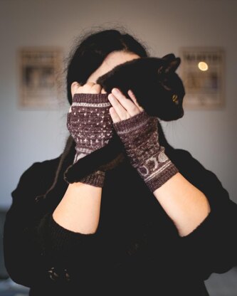 Celestial Fingerless Gloves