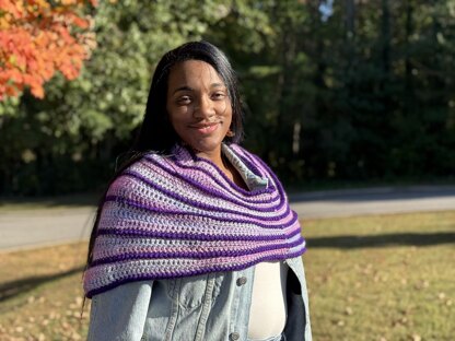 Slope Boho Crochet Cowl