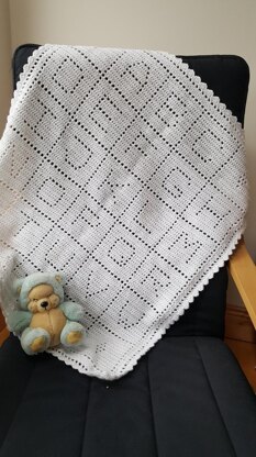 ABC Alphabet Baby Blanket