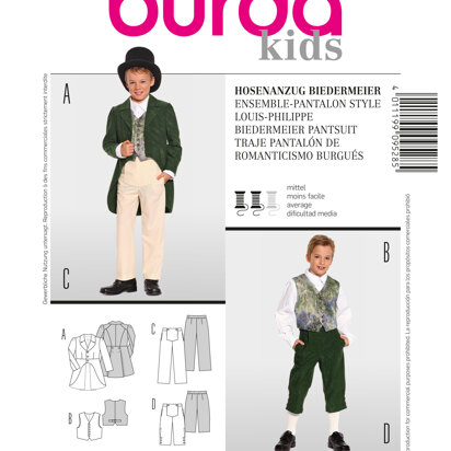 Burda B9528 Biedermeier Trousersuit