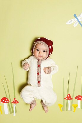 Mushroom Onesie (0-9 Months)